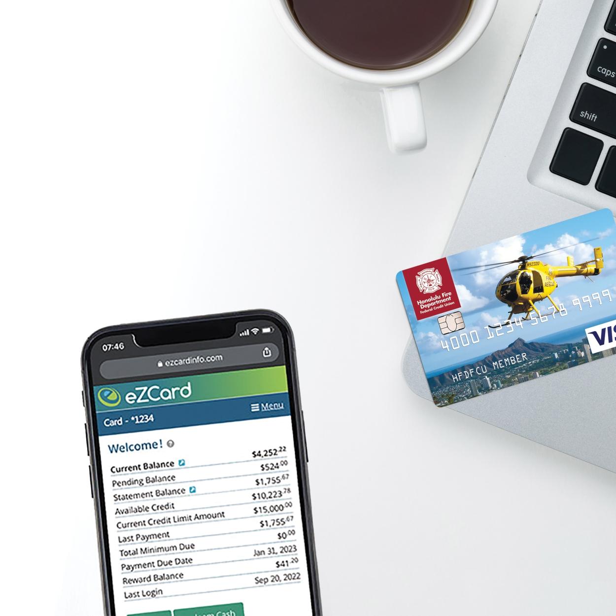 HFDFCU Visa credit card